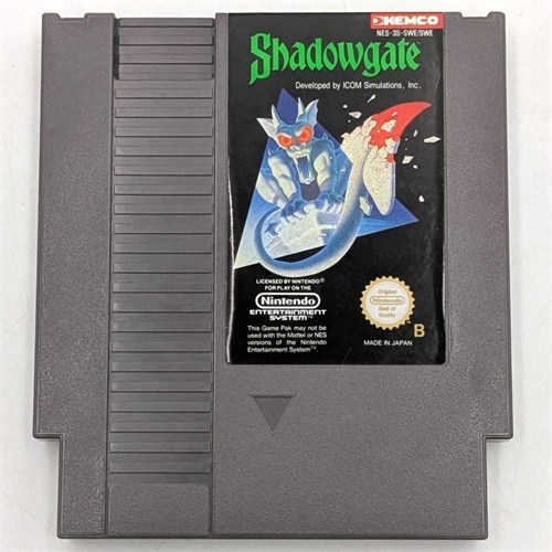 Shadowgate - SWE - NES Spil (B Grade) (Genbrug)